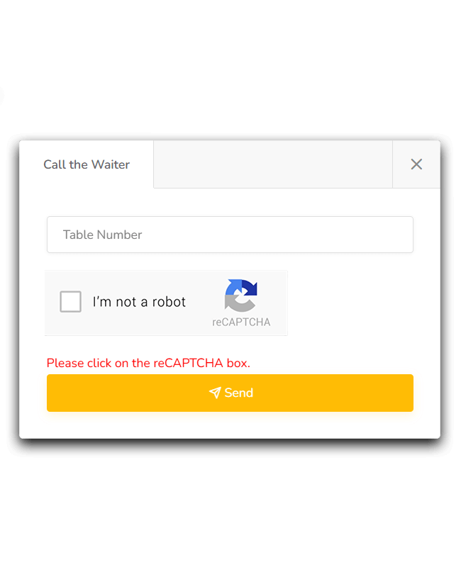 qr menu call the waiter 1